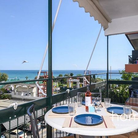 90M² Homm Sea View Apartment In Alimos Athena Bagian luar foto