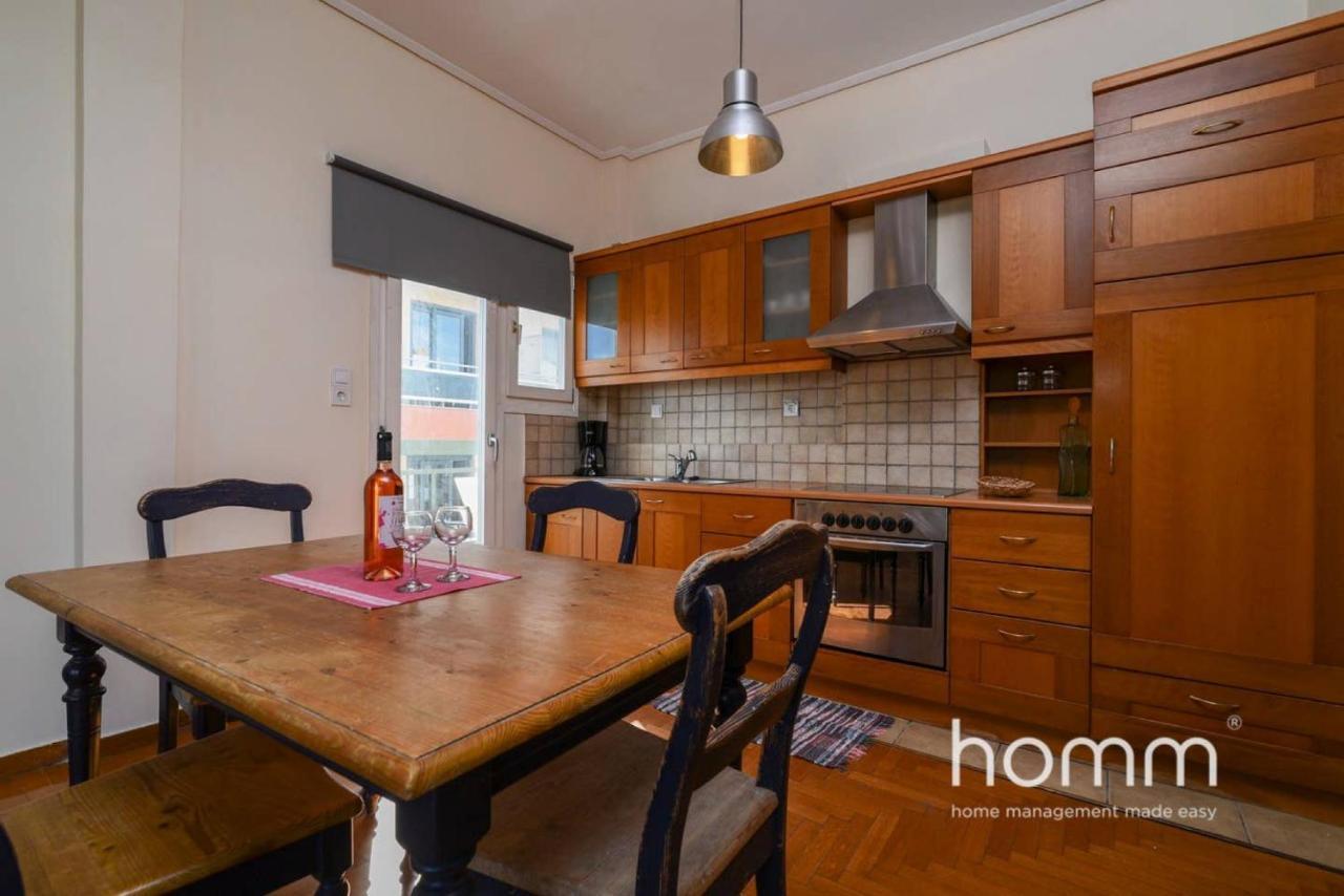 90M² Homm Sea View Apartment In Alimos Athena Bagian luar foto