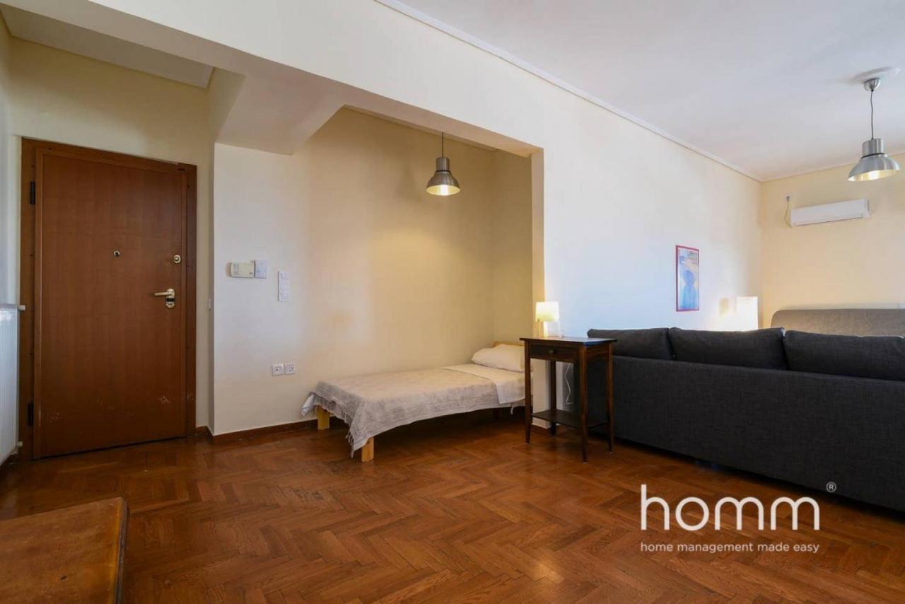 90M² Homm Sea View Apartment In Alimos Athena Bagian luar foto