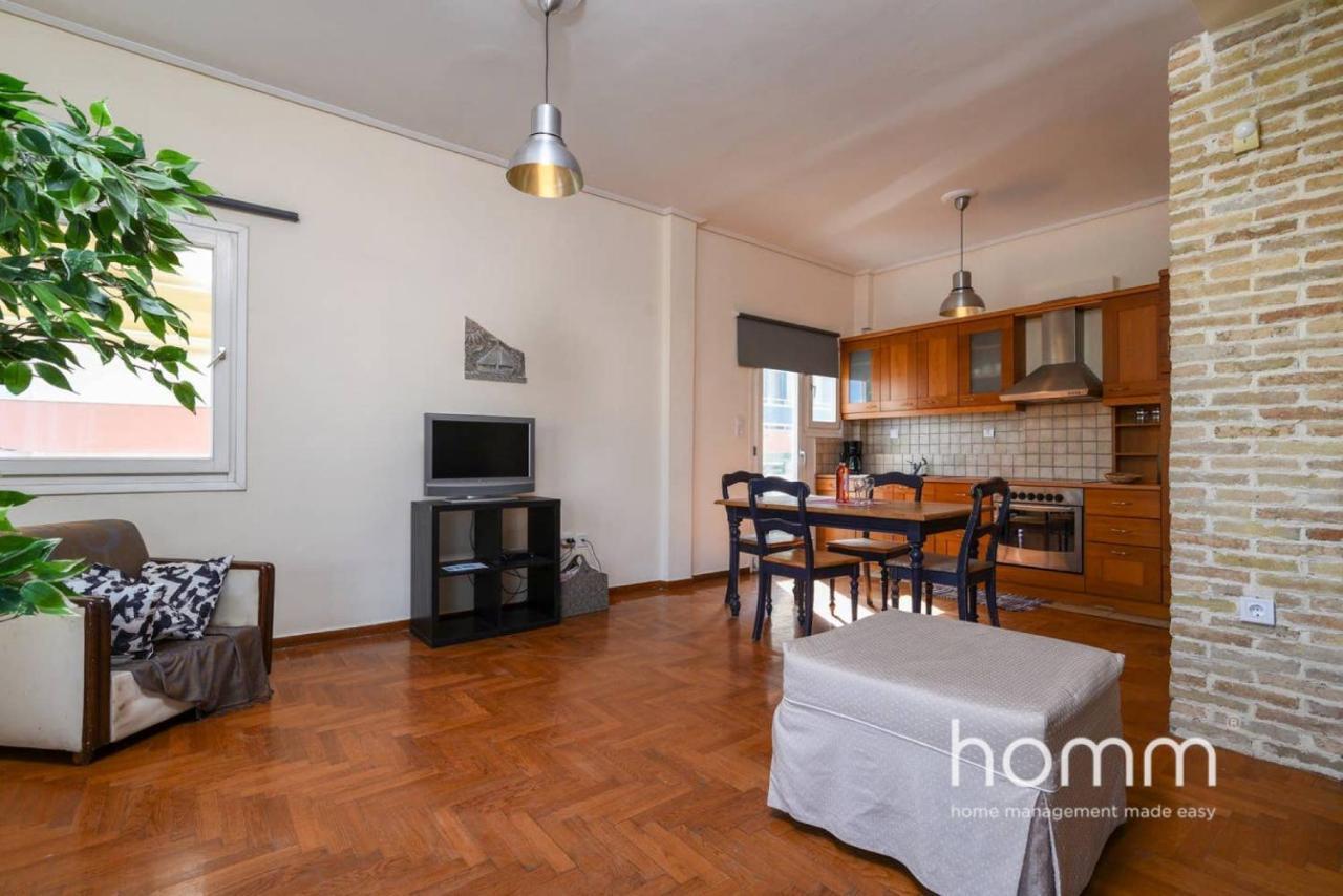 90M² Homm Sea View Apartment In Alimos Athena Bagian luar foto